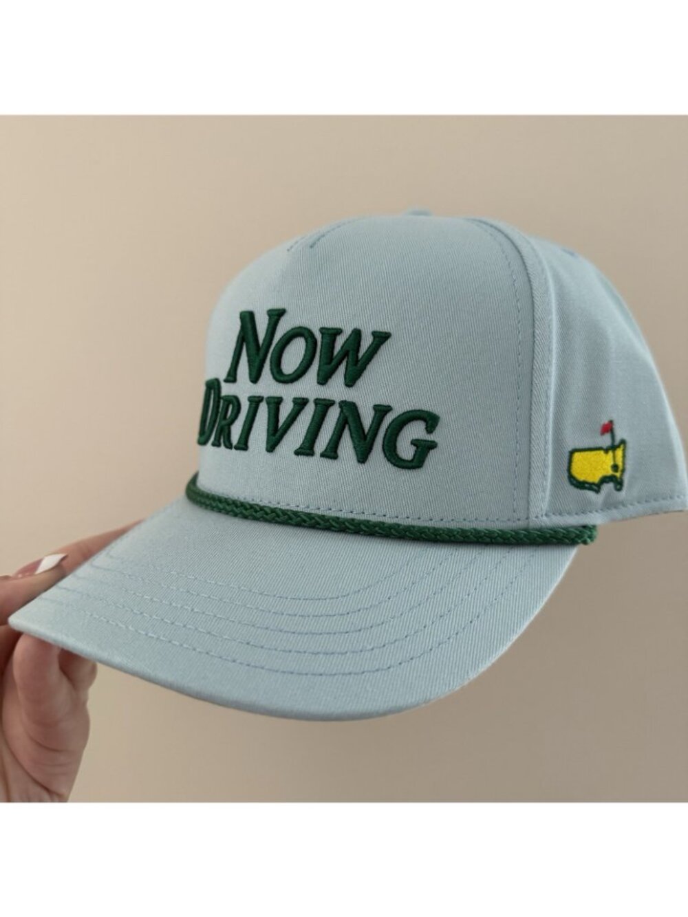 2026 Masters Tournament Now Driving Blue Rope Hat Augusta American Needle - Picture 2 of 3